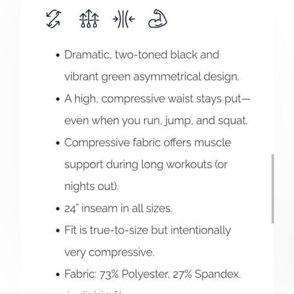 Zyia Metallic & Teal leggings - Picture 10 of 10